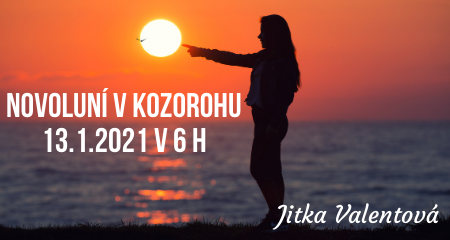 Jitka Valentová: Novoluní v Kozorohu 13.1.2021 v 6 h